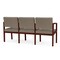 Lesro 3 Seat Tandem Seating W/ No Center Arms, 65 in W 26 in L 31.5 in H, Lenox Series LW3101 - alternate 2